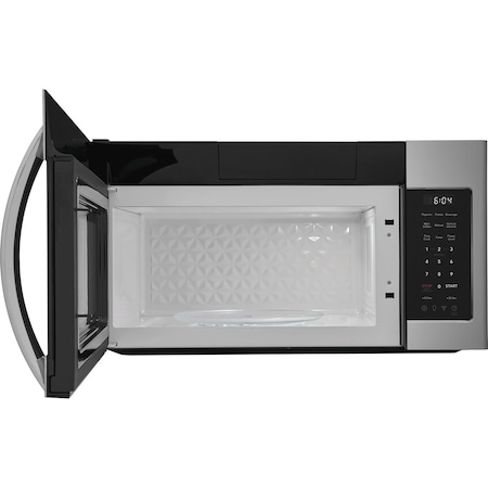 Frigidaire 1.8 Cu. Ft. Over-The-Range 1000W Microwave with 10 Power Levels, Stainless Steel FMOS1846BS